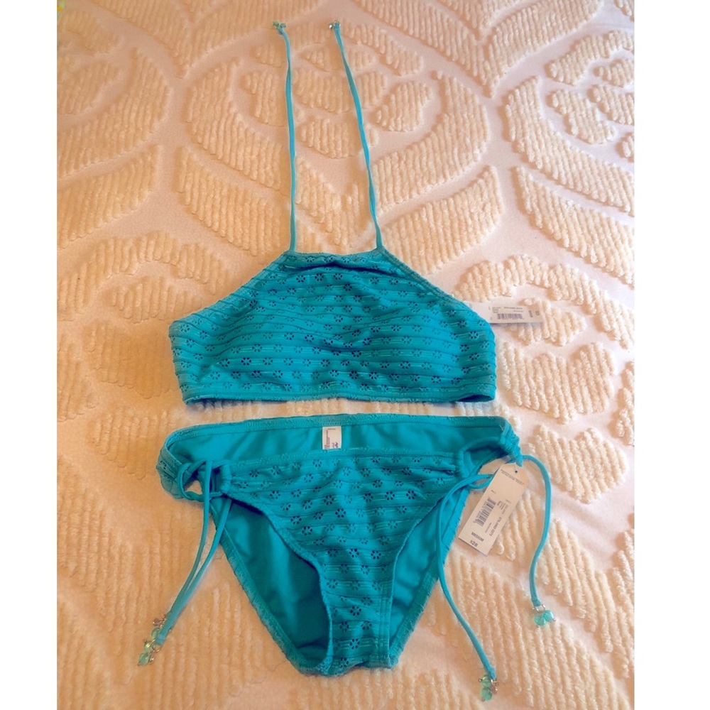 Brand new! Arizona Eyelet High Neck Bikini